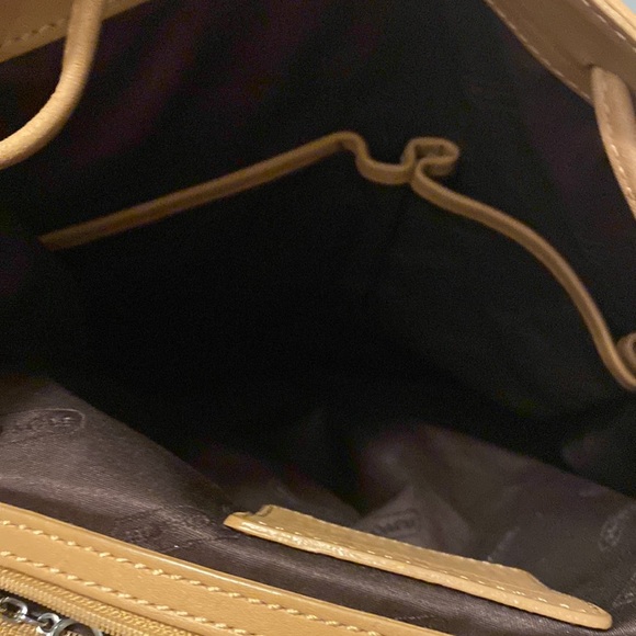 Vintage Coach Legacy West Hampton Tan Leather  Backpack 9827 Brown Women's - Picture 16 of 17